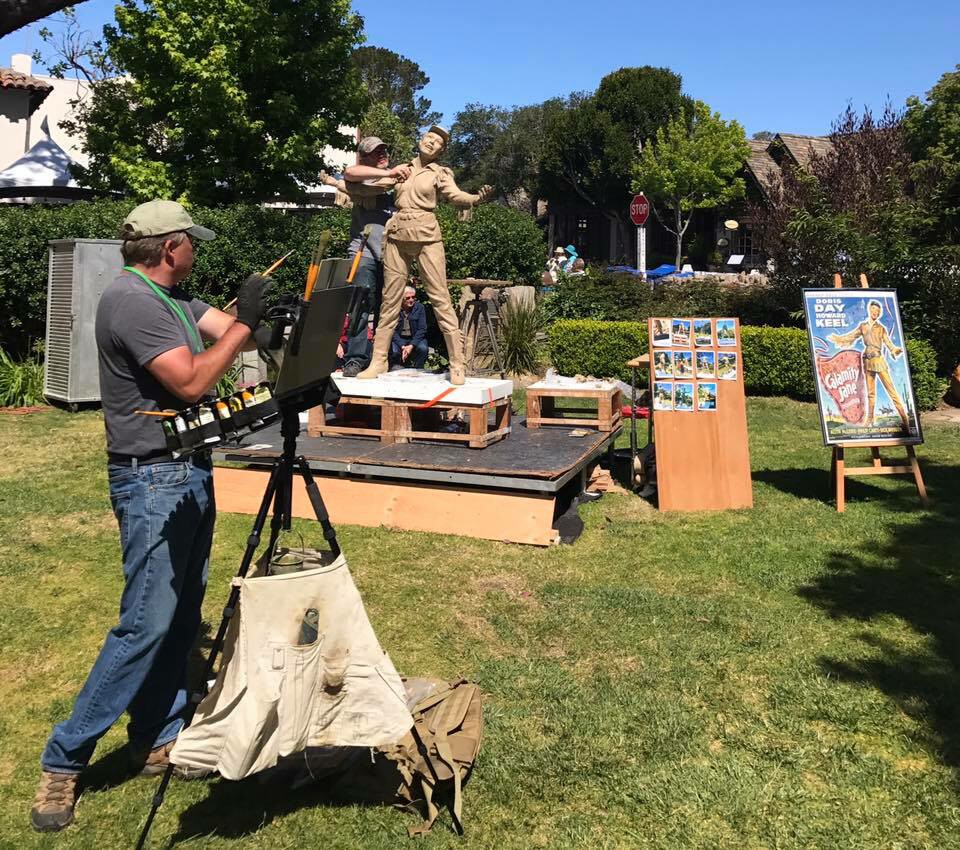 Steven Whyte at the Carmel Art Festival again in 2018